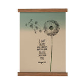 I Have Heard Your Prayers Scroll Poster